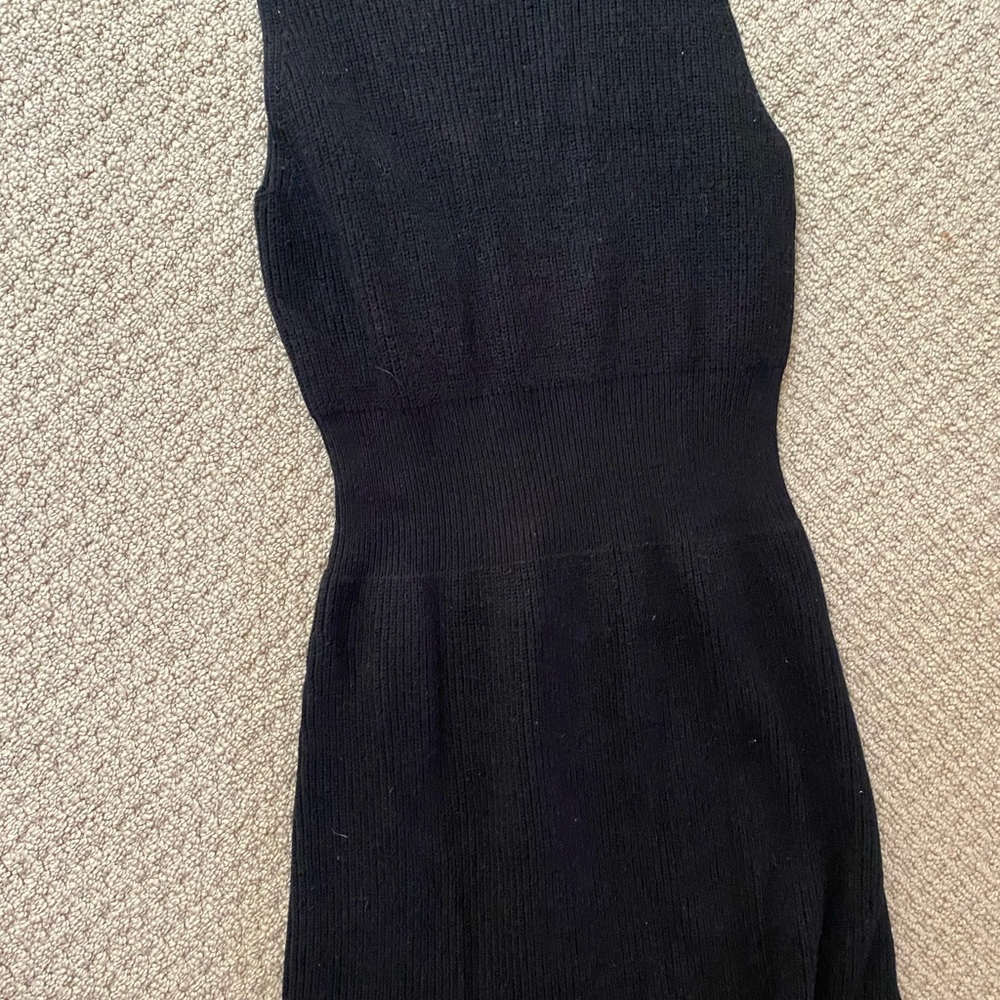 Theory Black Midi Dress